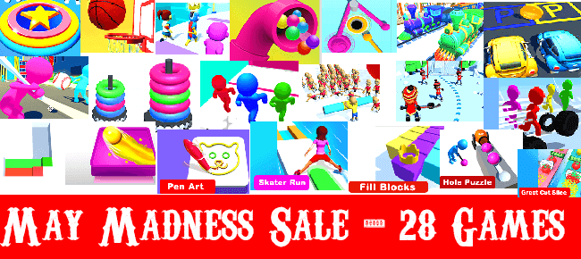 Nimmi Developers May Madness Mega Bundle Offer #1: Top 28 Games