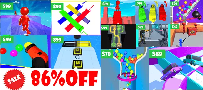 MAX Studio Games Special Bundle Offer: 12 Hyper-Casual Games