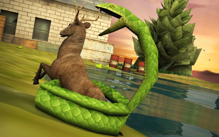 Snake Simulator 2018 Anaconda Attack: Snake Chase