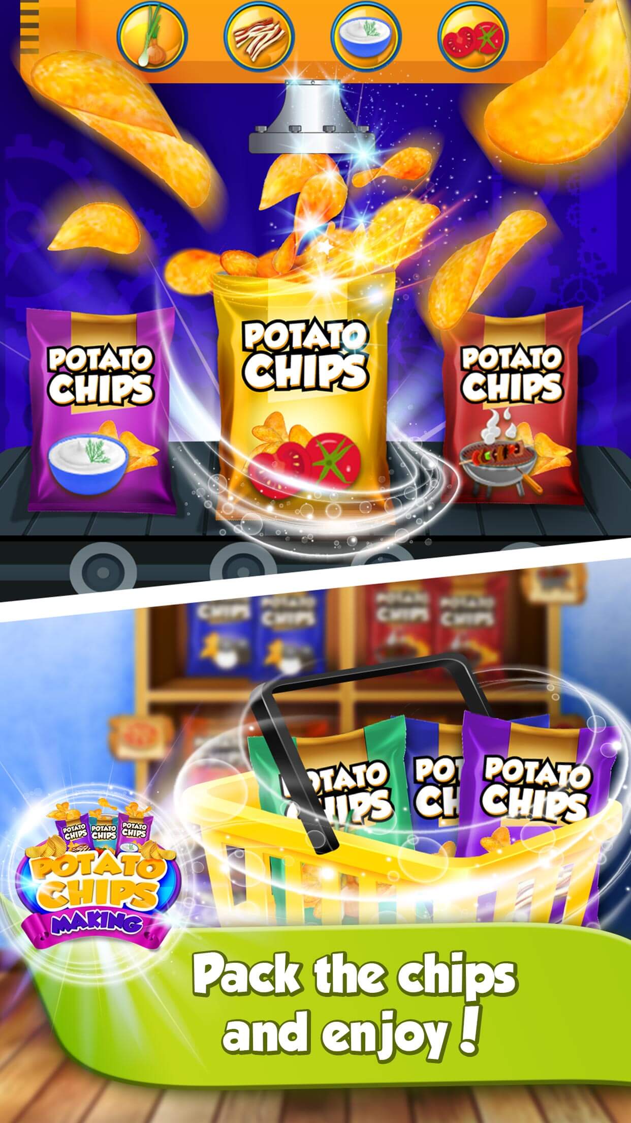Potato Chips Maker Game