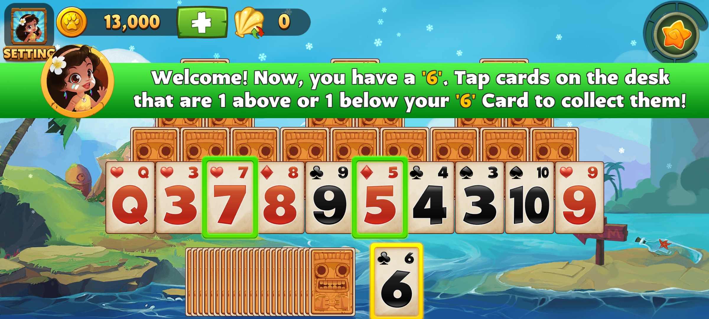 Solitaire Adventure Tripeaks