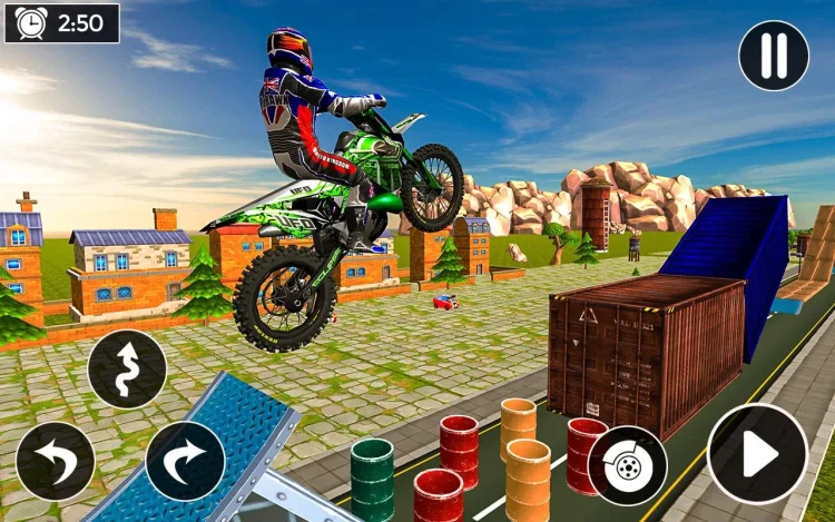 Impossible Stunts Bike Race: T