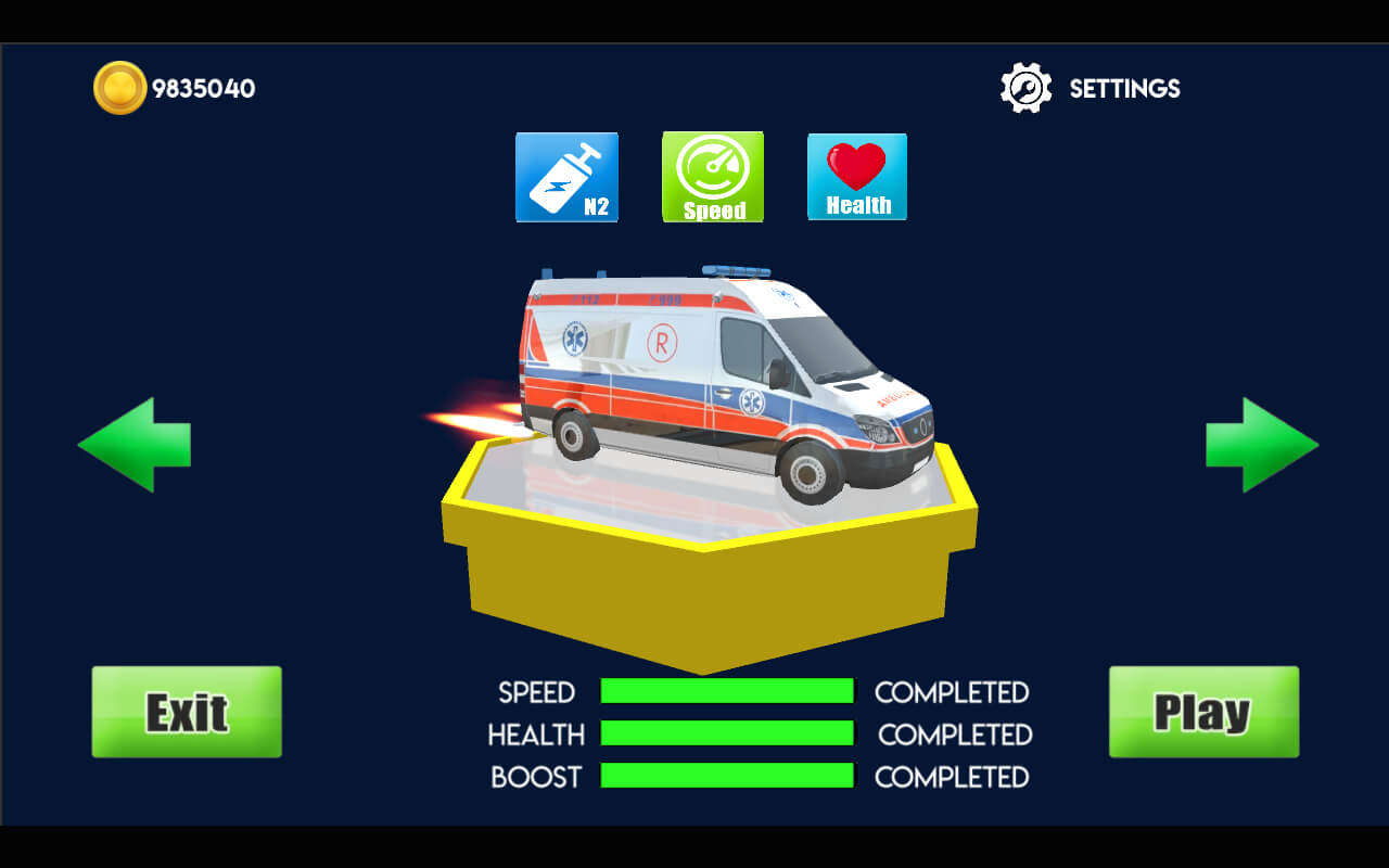 Ambulance Call Drive Siren Game