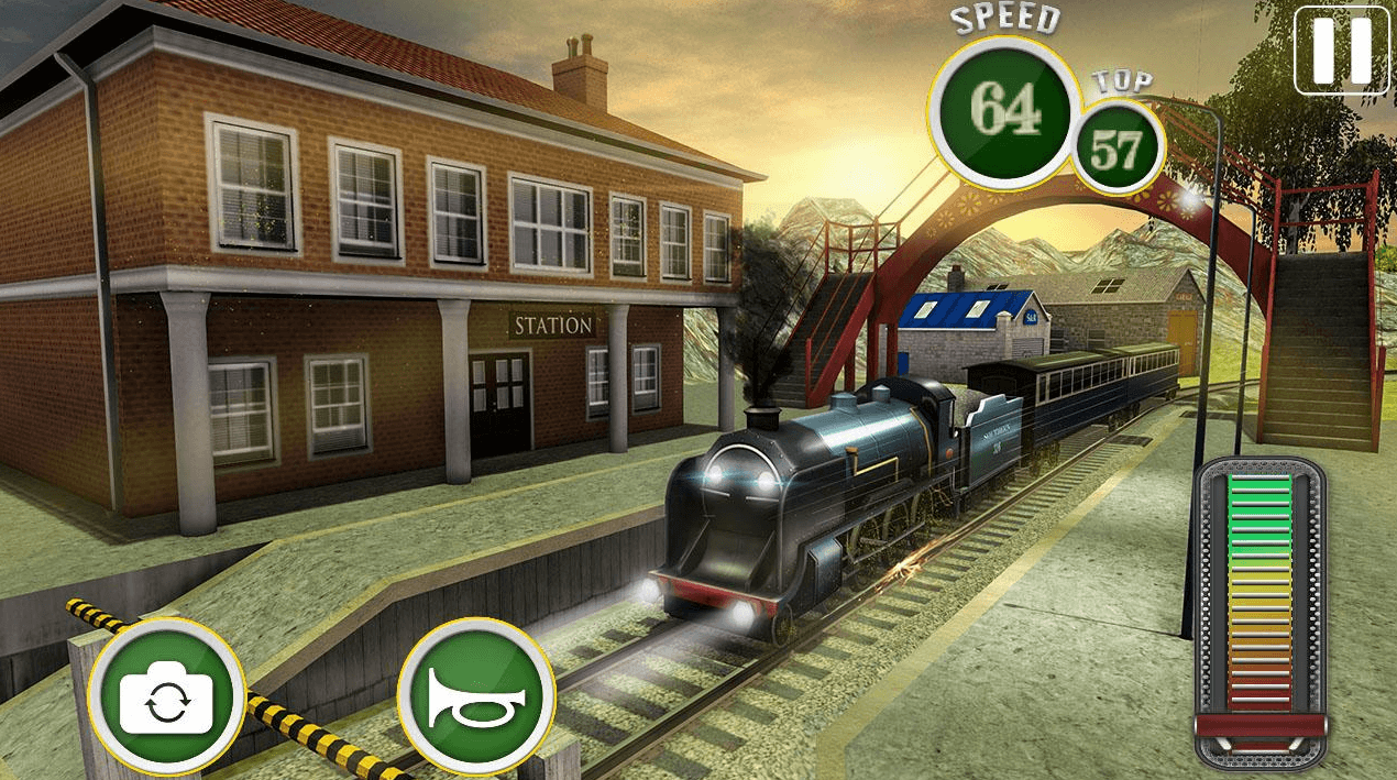 Fast Euro Train Driver Sim: Train Games 3D 2020