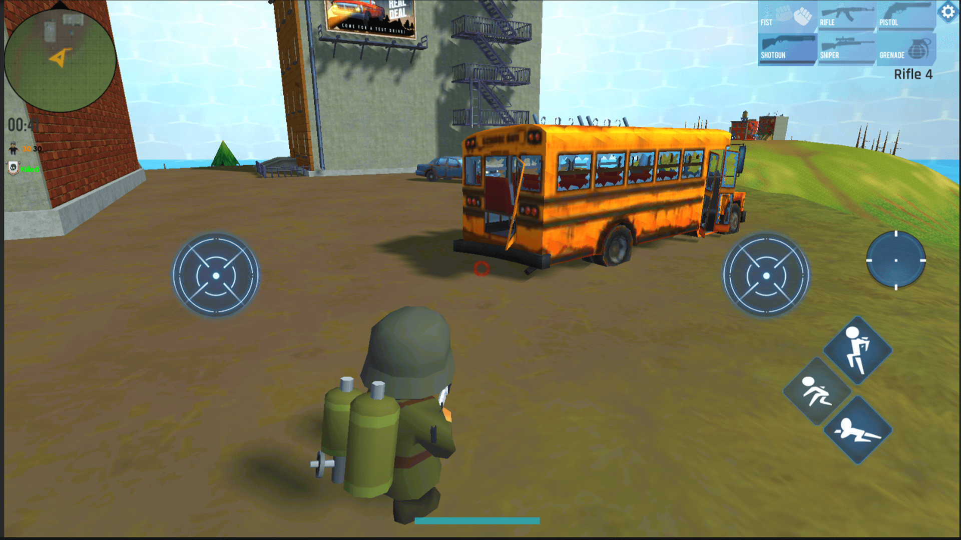 mini survival battleground : Fire battle