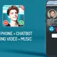 Fake Video Call. Fake Chat. Music.