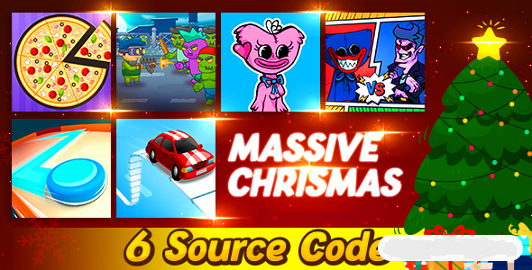6 Premium Quality Games : Christmas Unity Bundle