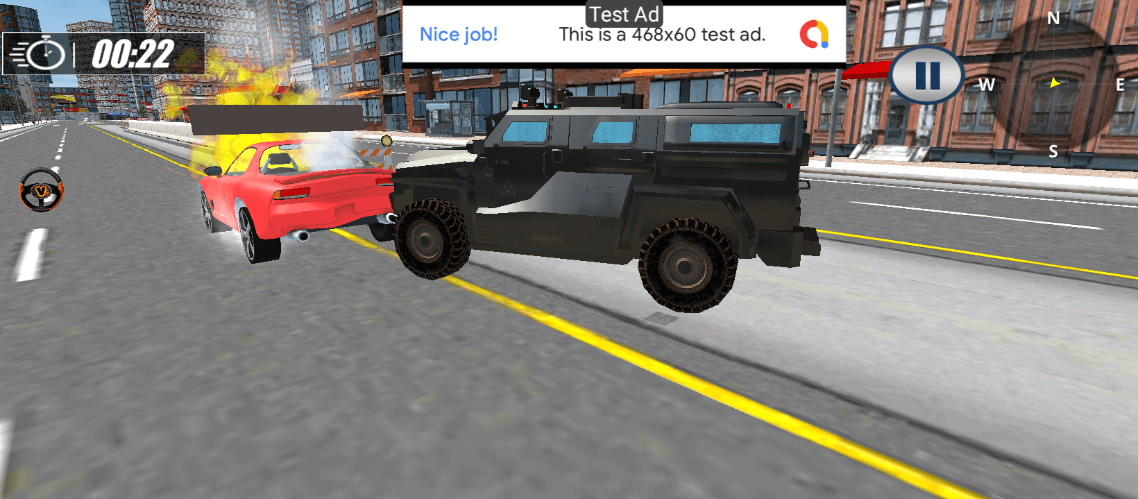 Police car chase – cops smash cars police games 2022