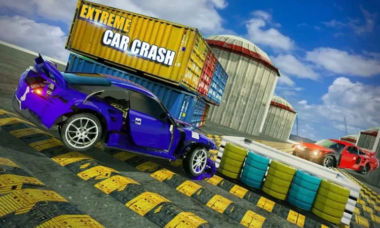 Crash Car Engine Beam Damage Sim – Speed Bumps