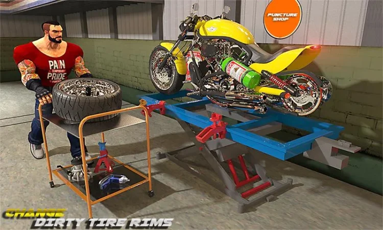 Flat Tire Car Mechanic Simulator