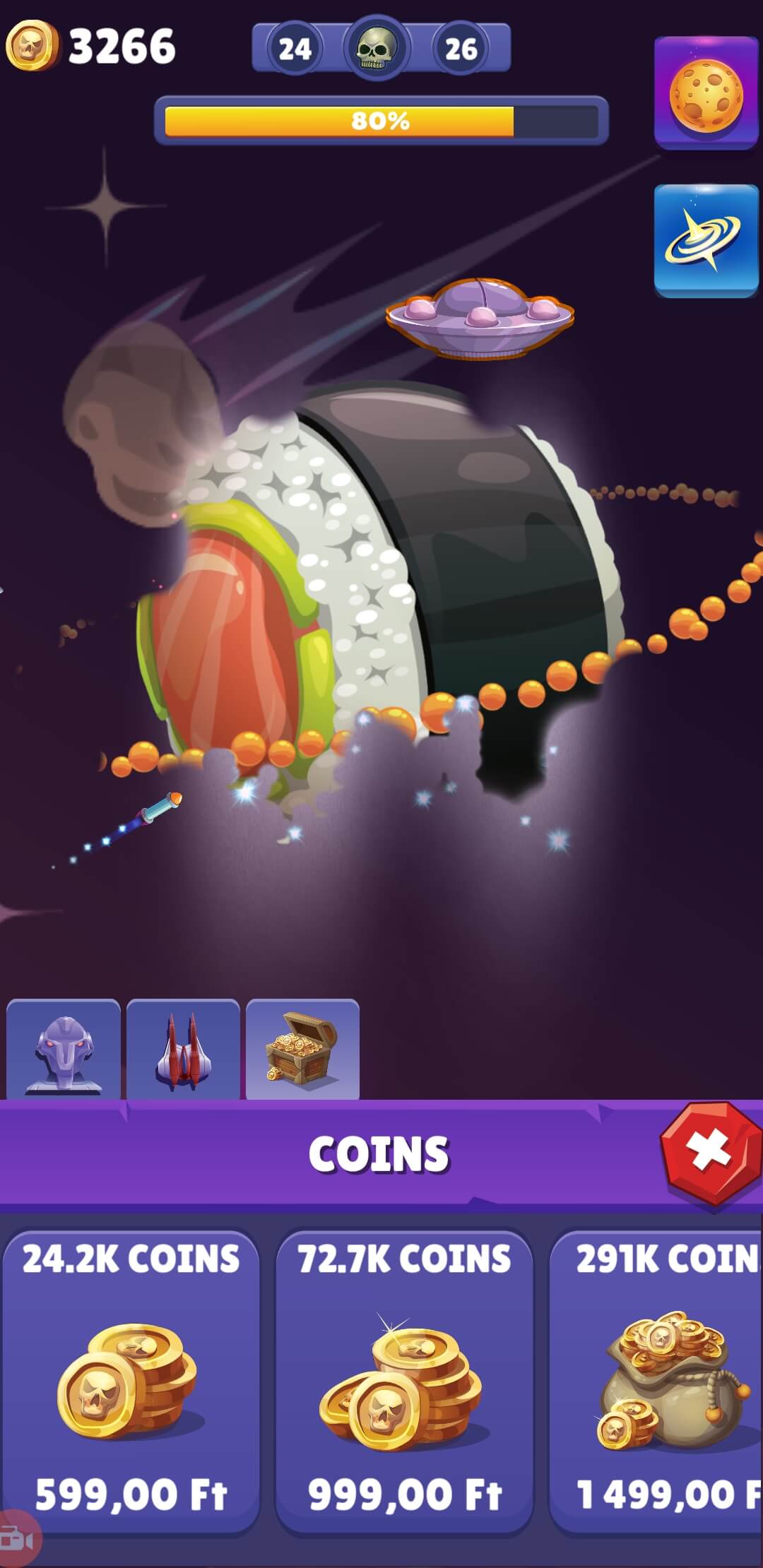 Idle Space Destroyer – Planet Bomber Hyper Casual game