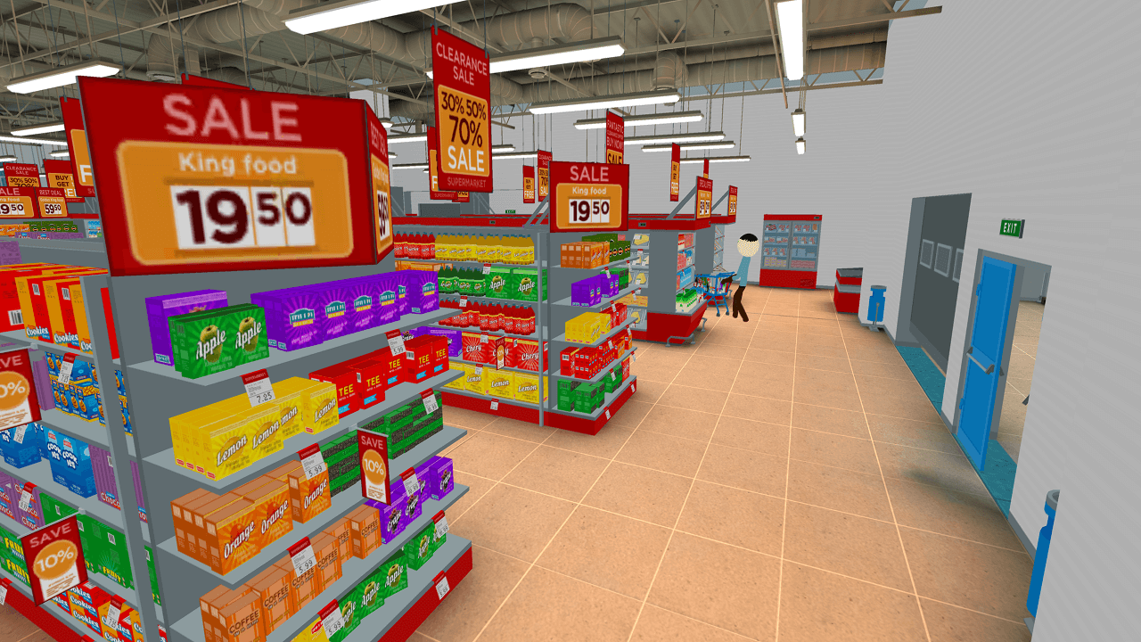 Supermarket Grocery Shopping : Shopping Mall Game