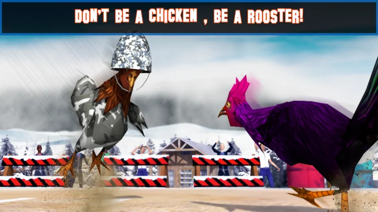 Angry Rooster Fighting Hero: Farm Chicken Battle