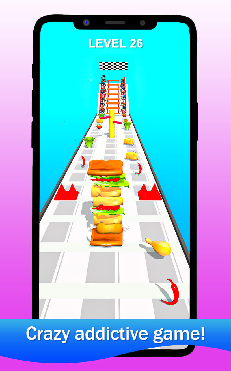 Sandwich Stack Rush 3D – New Top Trending Game