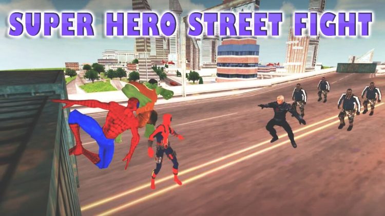 Super Heroes Street Fights : Crime City Battle 64 Bit