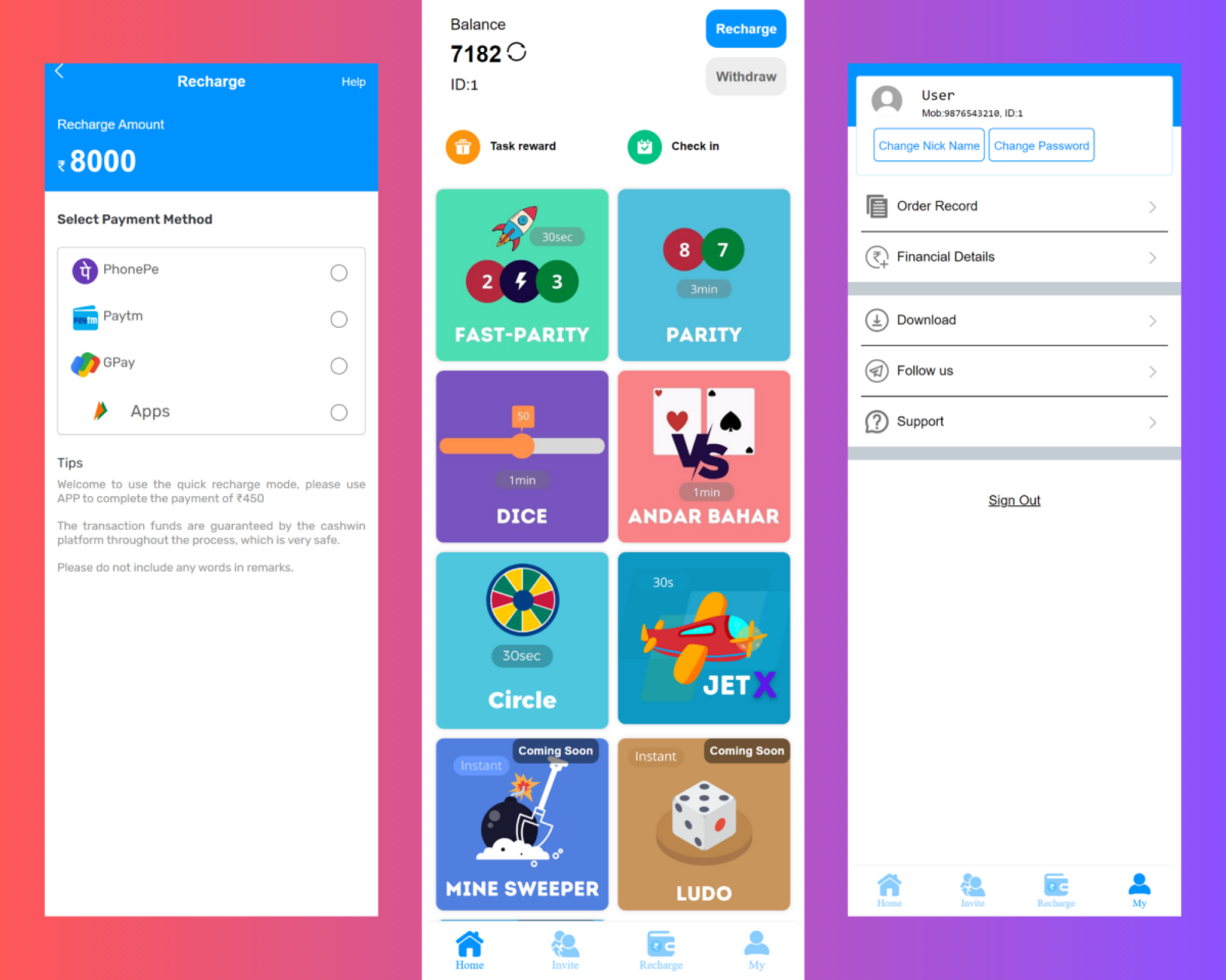 Fiewin New Color Prediction Game Source Code Download