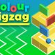 Color zigzag template