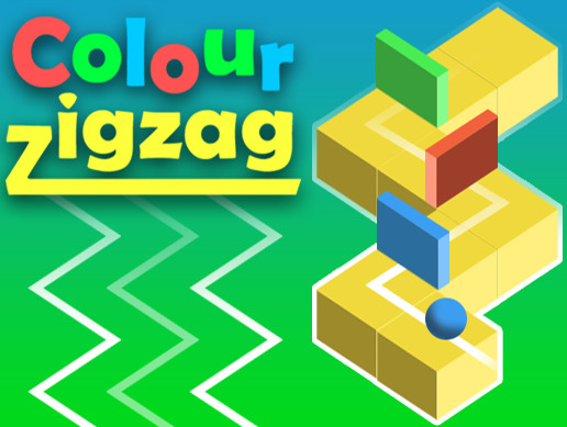 Color zigzag template