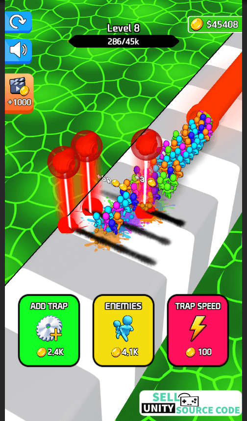 Trap Enemies 3D Trending Game Code Unity
